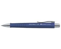 FABER-CASTELL Stylo à bille rétractable POLY BALL, bleu