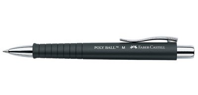 Balpen FABER-CASTELL inklikbaar POLY BALL - zwart