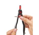 Compas à réglage rapide my.pen, noir/gris, boîte