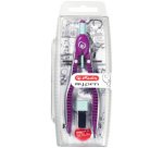 Compas à réglage rapide my.pen, noir/gris, boîte