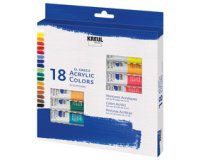 Acrylverf el Greco 12 ml - set van 18 stuks