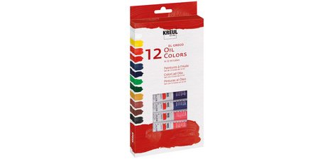 Peinture à l'huile el Greco, 12 ml, set de 12