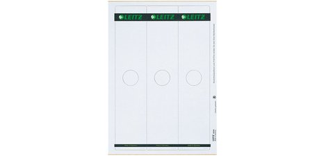 File spine label for hanging folder, 61 x 279 mm