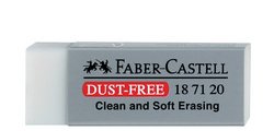 FABER-CASTELL Dust-Free Plastic Eraser, White