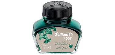 Encre 4001 dans un flacon, vert foncé, contenu: 30ml