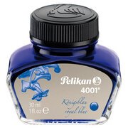 Encre 4001 dans un flacon, bleu royal, contenu: 30ml