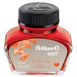 De_tinta estilografica pelikan 4001 rojo brillante bote 30 ml