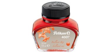 Encre 4001 dans un flacon, rouge, contenu: 30 ml