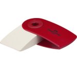 FABER-CASTELL Plastic Eraser 'SLEEVE MINI', Red / Blue