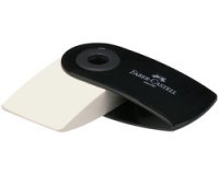 FABER-CASTELL Gomme en plastique 'SLEEVE MINI', noir