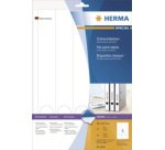 Etiquette dos de classeur SPECIAL, 297 x 38 mm, blanc