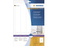 Etiquette dos de classeur SPECIAL, 297 x 38 mm, blanc