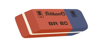 Gomme caoutchouc BR 80, (L)41 x (P)14 x (H)8 mm