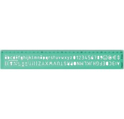 Billographe scolaire maped incassable tous stylos longueur 300mm largeur 8mm