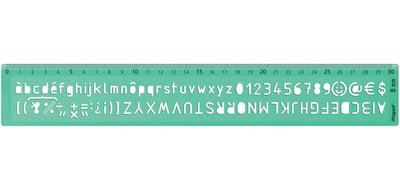 Billographe scolaire maped incassable tous stylos longueur 300mm largeur 8mm