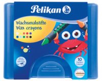 crayons de cire 655/10, avec gaine, rond