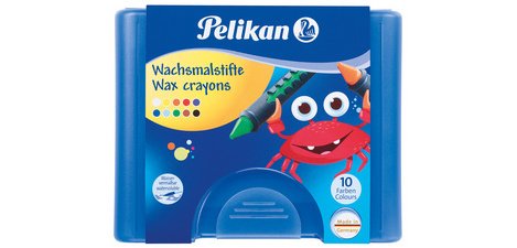 crayons de cire 655/10, avec gaine, rond