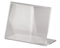Présentoir de table, acrylique, A7 paysage, incliné