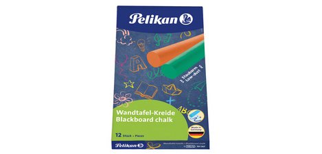 Coloured blackboard chalk 745/12, box of 12