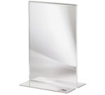 Présentoir de table, acrylique, A4 portrait, droit