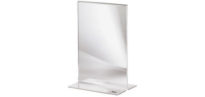 Présentoir de table, acrylique, A4 portrait, droit