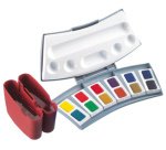 Boîte de couleurs aquarelles d'études 725 D/24,