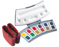 Boîte de couleurs aquarelles d'études 725 D/12,