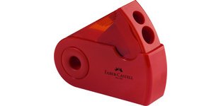 FABER-CASTELL Taille-crayon double avec étui de protection