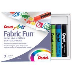 Arts Pastel pour tissus PTS, étui carton de 7