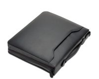 Serviette classeur 'RIMINI', A4, similicuir, noir