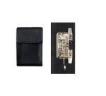 Serviette classeur 'BERGAMO', A4, similicuir, noir