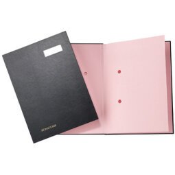 Vloeiboek Standard, 24 vakken, zwart