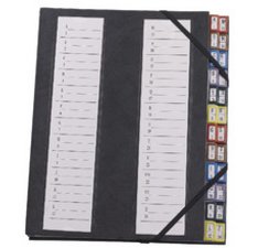 Sorteerder 48.24, 24 vakken, met elastiek