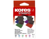 tampon encreur 'METALLICA', (L)110 x (P)70 mm, noir