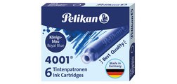 Cartouche d'encre 4001 TP/6, bleu royal