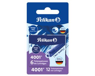 Cartouches d'encre 4001 TP/6, bleu royal
