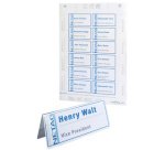 Planche d'impression pour porte-noms, blanc