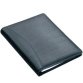 Serviette classeur 'BENACO', A5, cuir nappa, noir