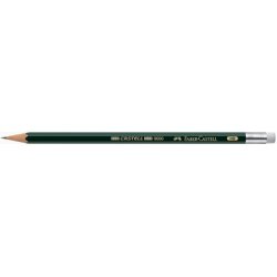 FABER-CASTELL Crayon CASTELL 9000 avec gomme