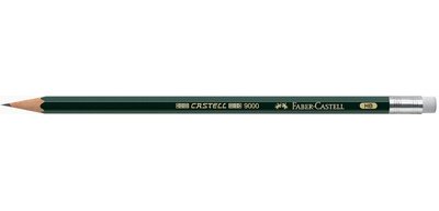 FABER-CASTELL Crayon CASTELL 9000 avec gomme