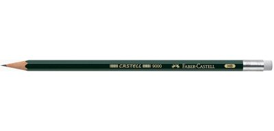 FABER-CASTELL Crayon CASTELL 9000 avec gomme
