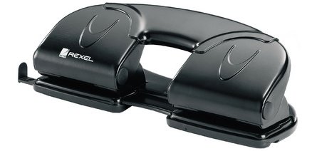 Perforadora de oficina Rexel V412 de 4 agujeros - Capacidad para 12 hojas