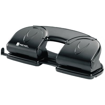 Perforadora de oficina Rexel V412 de 4 agujeros - Capacidad para 12 hojas