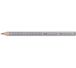 FABER-CASTELL Crayon Jumbo GRIP, B, argent