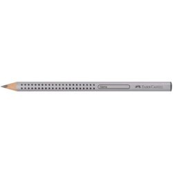 FABER-CASTELL Crayon Jumbo GRIP, HB, argent