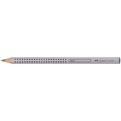 Potlood FABER-CASTELL Jumbo GRIP HB zilver