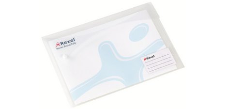 Xtra Folder A4 document pouch, translucent white