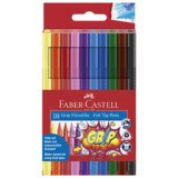 FABER-CASTELL Stylo feutre GRIP COLOUR MARKER, étui de 10