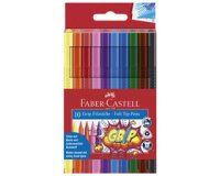 FABER-CASTELL Stylo feutre GRIP COLOUR MARKER, étui de 10
