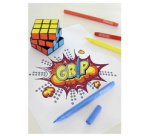 FABER-CASTELL Stylo feutre GRIP COLOUR MARKER, étui de 30